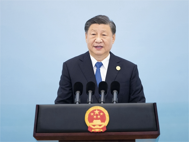 习近平和彭丽媛为出席杭州第19届亚洲运动会开幕式的国际贵宾举行欢迎宴会